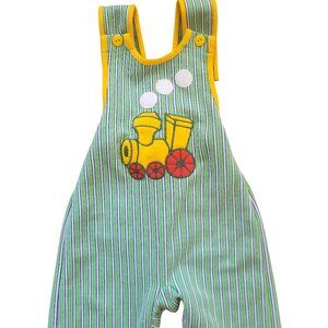 Vintage Striped Overalls for Baby